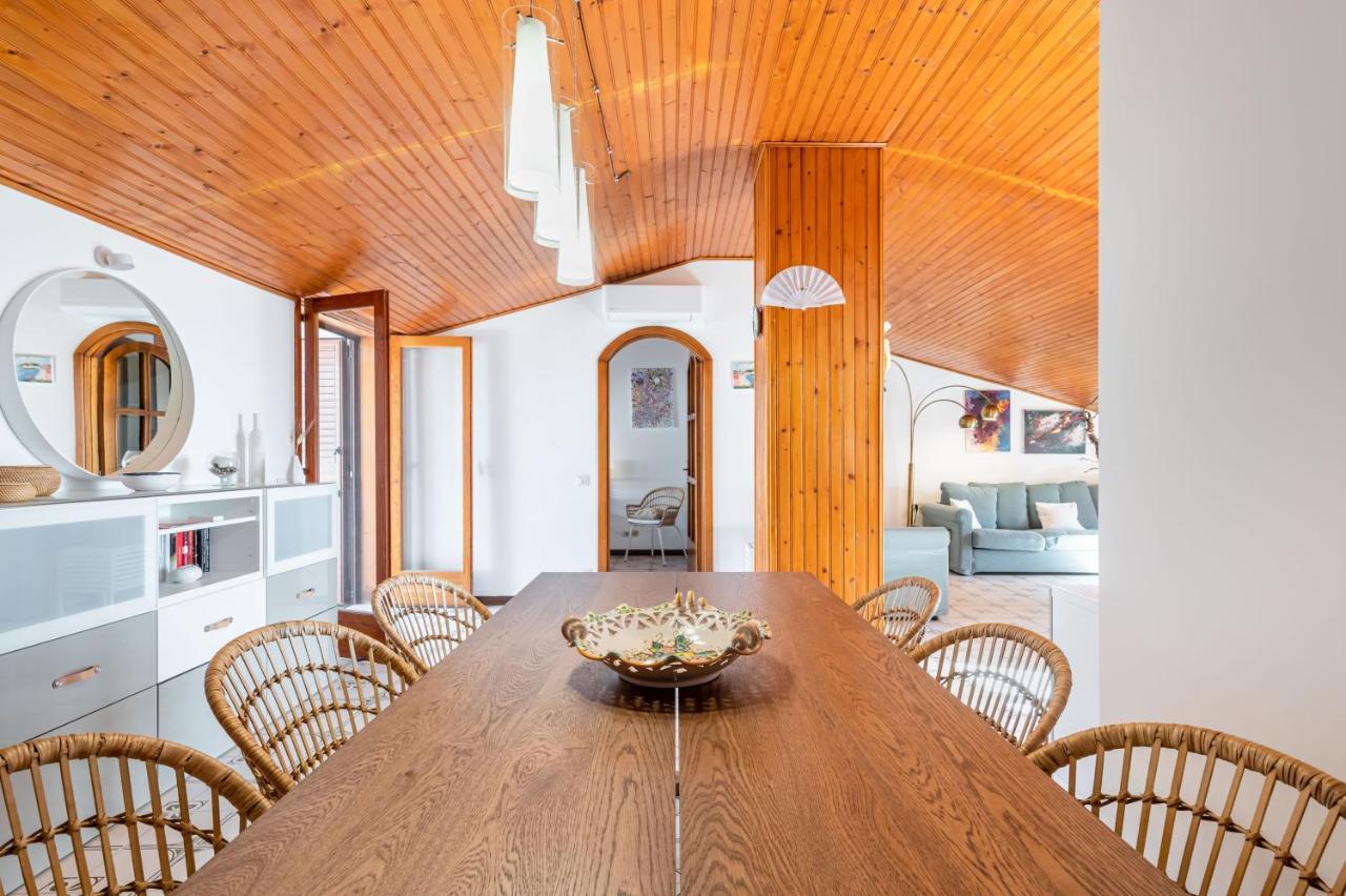 Ferienwohnung Naxos Charming Penthouse With Swimming Pool X6 Giardini-Naxos Exterior foto
